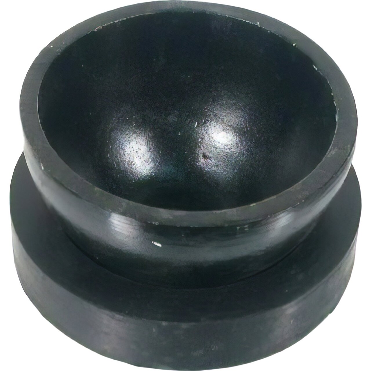 Cast Iron Pitch Bowl w/Rubber Pad Jewelers Engraving Hand Tool